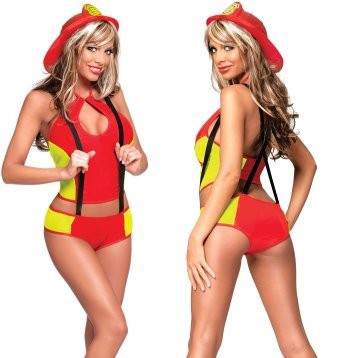 Sexy Fireman Halloween Costumes
