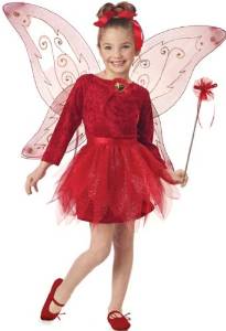 Red Fairy Costumer for Girls